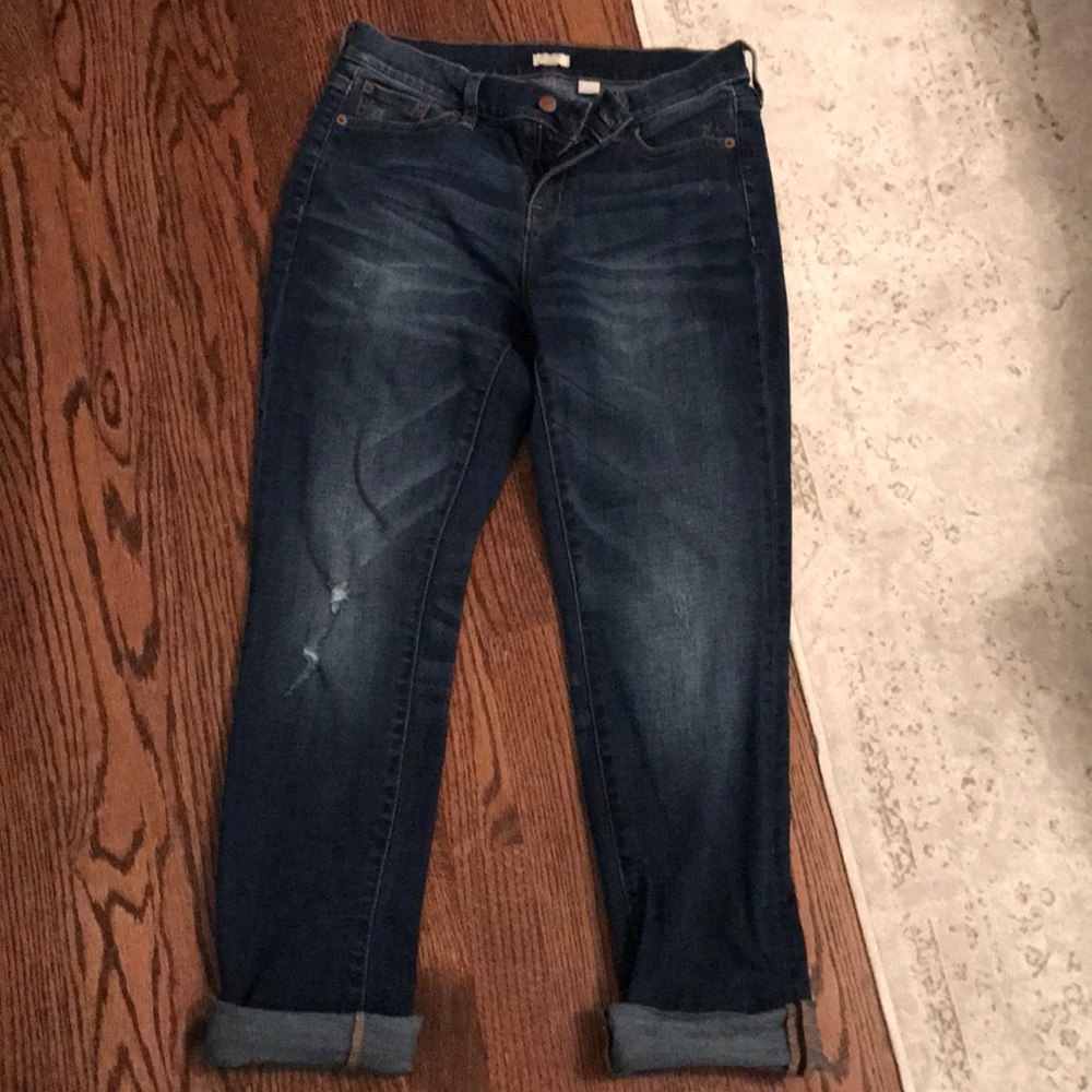 J. Crew stretch denim boyfriend jean sz 4 6 26